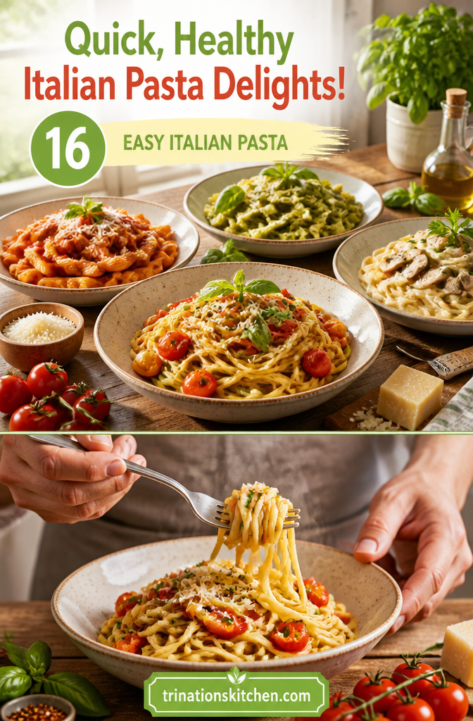 16 Easy Italian Pasta Recipes for Stress-Free Dinners
