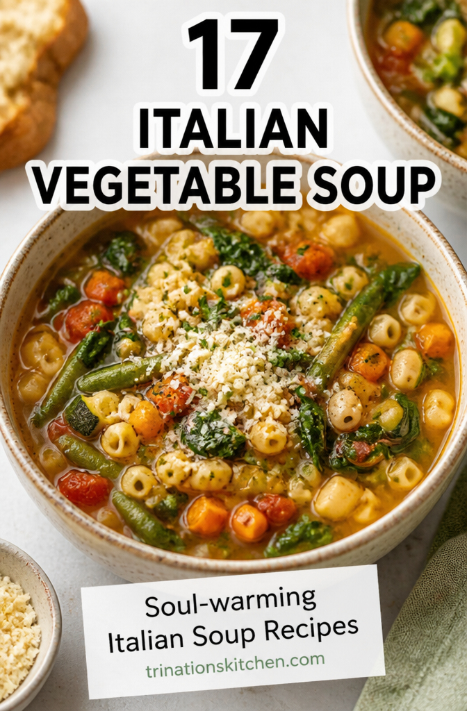 17 Easy Italian Vegetable Soup Recipes for Comfort